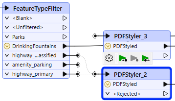 Viewing hidden connection "transmitters"